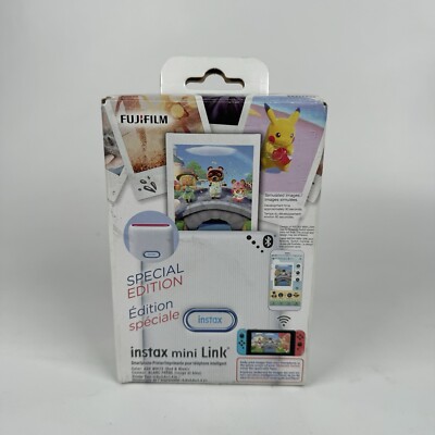 Fujifilm INSTAX MINI LINK Smartphone Printer NINTENDO SWITCH Special Edition NEW