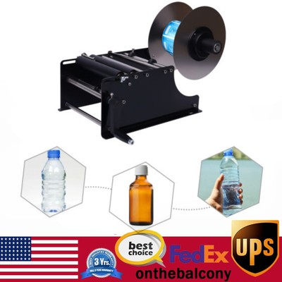 MT-30 Semi-Automatic Round Bottle Labeling Machine Glass Plastic Bottle Labeler