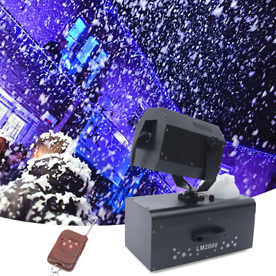2000W Snowflake Machine Stage Effect Snow Spraying Snow Maker Blowing Machine