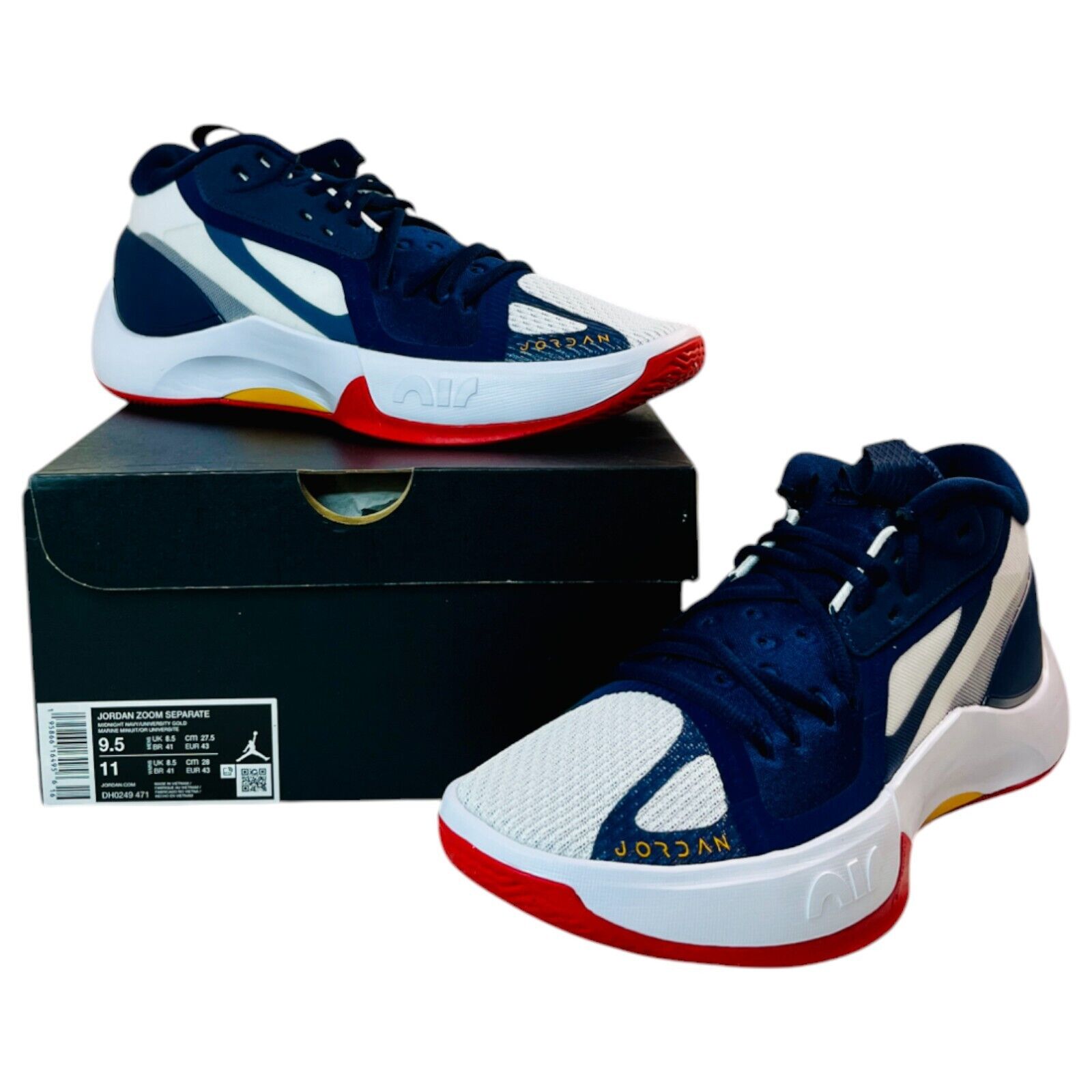 Nike Air Jordan Zoom Separate Mens Size 9.5 Midnight Nike Air Jordan Zoom Separate Mens Size 9.5 Midnight