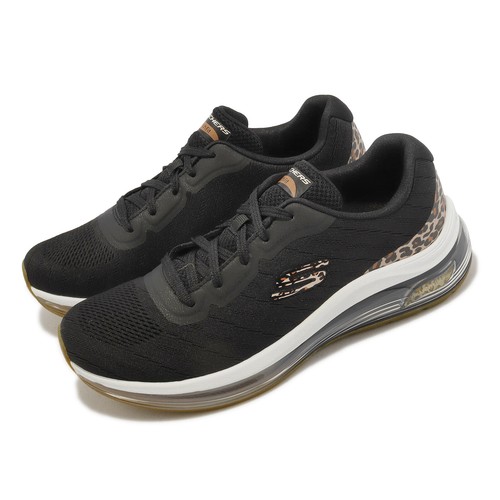 Женская повседневная обувь Skechers Arch Fit Element Air Black Leopard Gum 149846-BLK