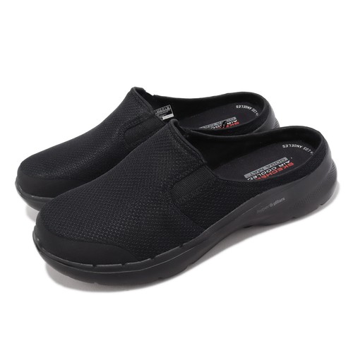 

Черные мужские повседневные туфли без шнурков Skechers Go Walk 6-Cabrio 216270-BBK, Черный, Go Walk 6-cabrio Mule