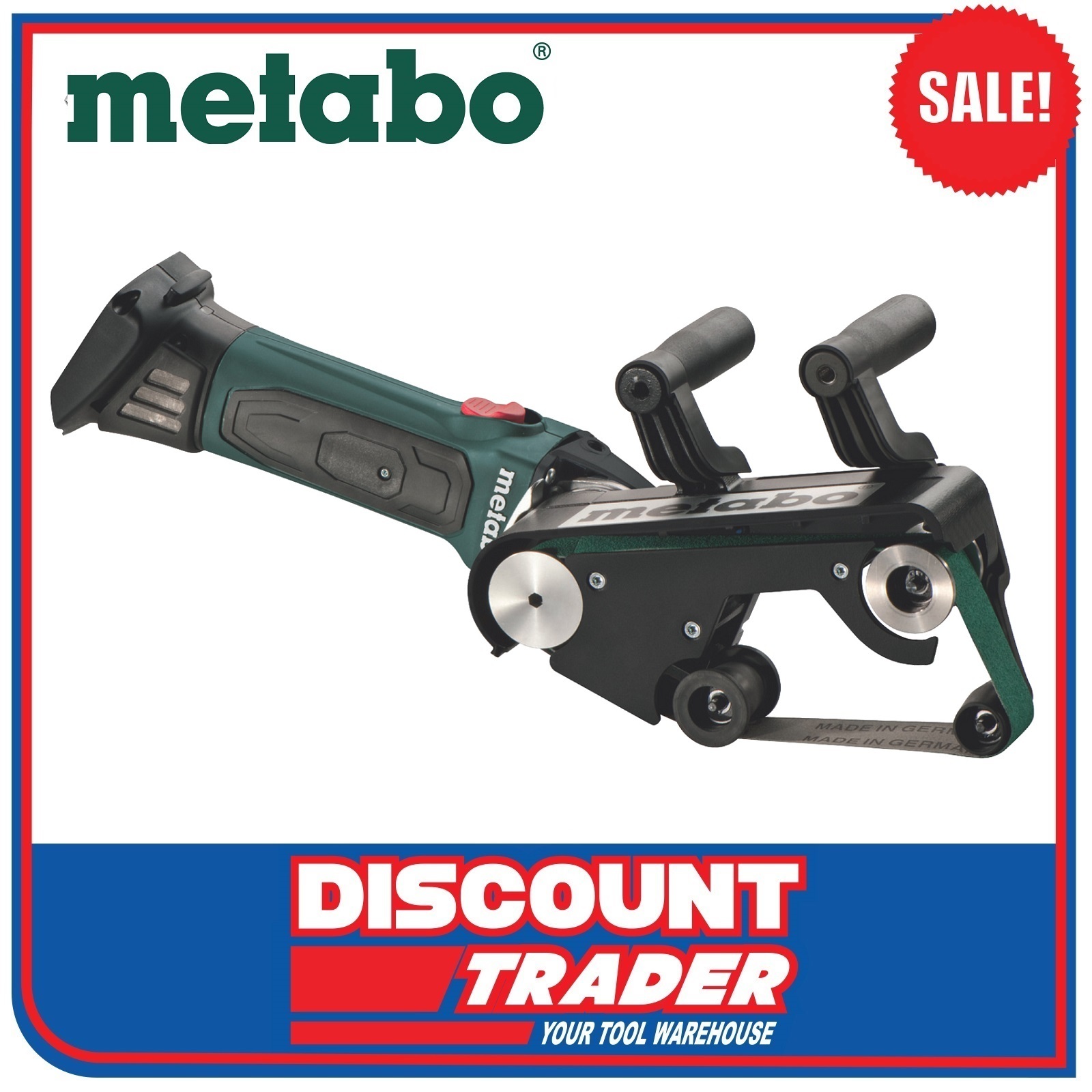 Metabo 18V LithiumIon Cordless Tube Belt Sander Skin RB 18 LTX 60