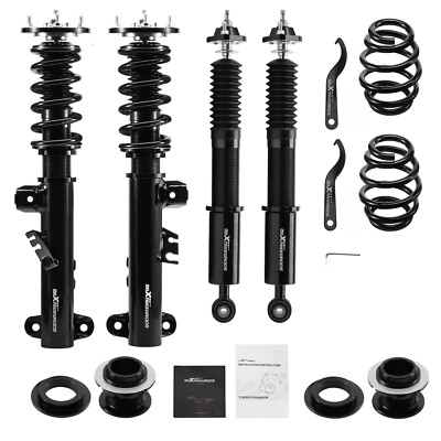 24 Level Damper Adjustable Coilovers Shock Strut Kit For BMW 3 Series 325i E36
