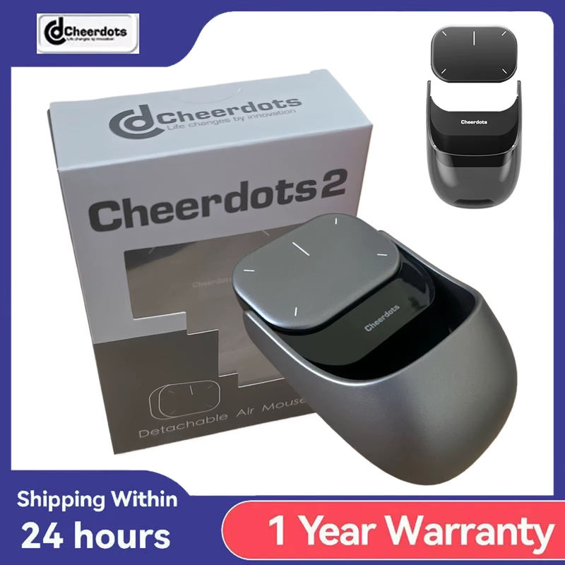 2 Detachable Air Mouse Bluetooth Wireless Touchpad Laser AI Recording ChatGPT Mo