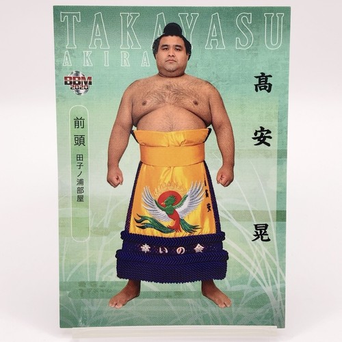名球界comix計33巻 Akira Takayasu #33 BBM Sumo Wrestler Trading Card TCG Japan