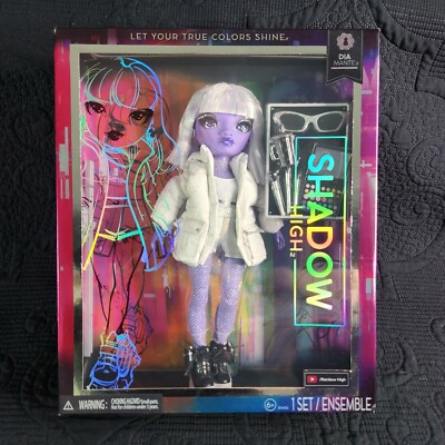 Rainbow High Shadow High Dia Mante Purple Fashion Doll Monster High OMG
