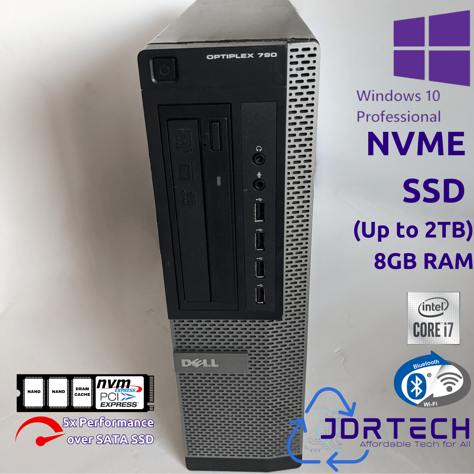 Customizable Windows 10 Pro Dell Optiplex 790 Intel Core i7