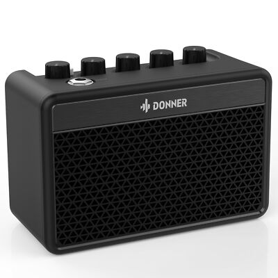   Donner 5W Guitar Amplifier Electric Desktop Guitar-amp Practice Retro Tone