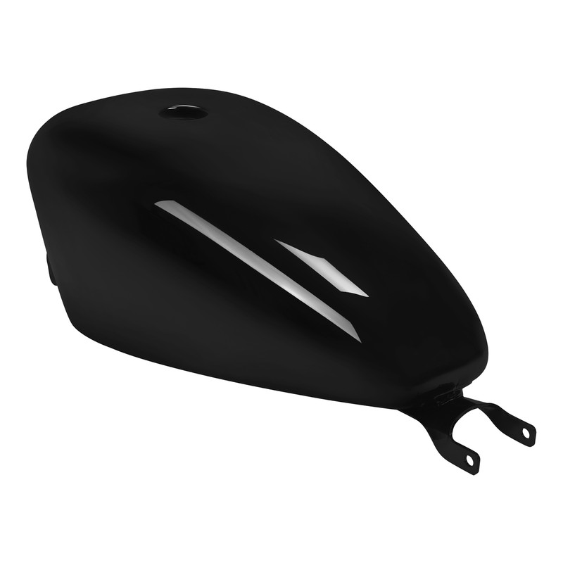 Vivid Black 3.7 Gal. Fuel Gas Tank Fit For Harley Sportster XL883 XL1200 2007-22