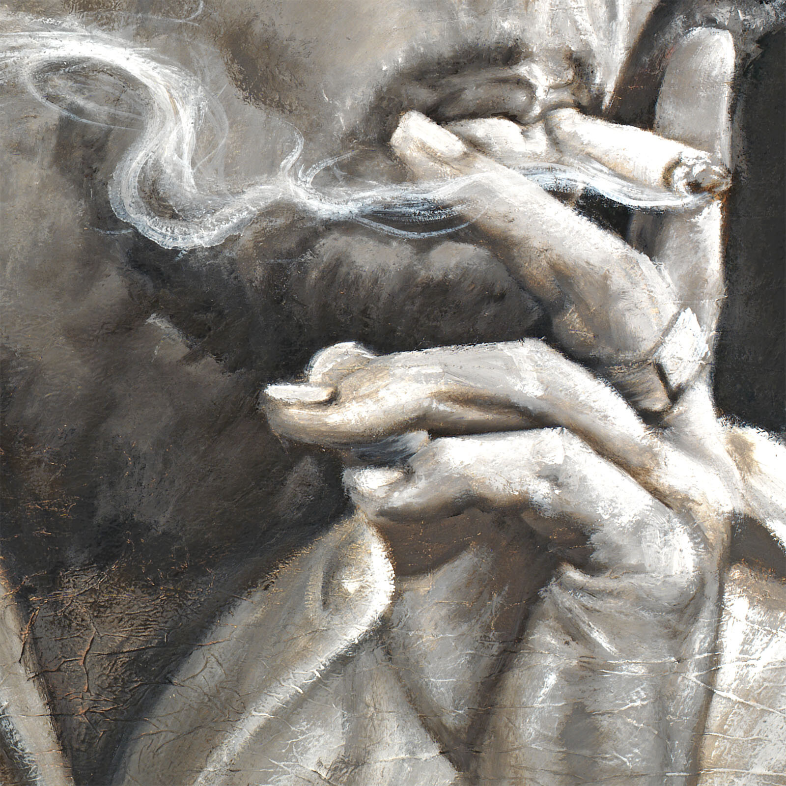 Bob Marley Painting Smoking Marijuana Pop Art Personalized Canvas Print