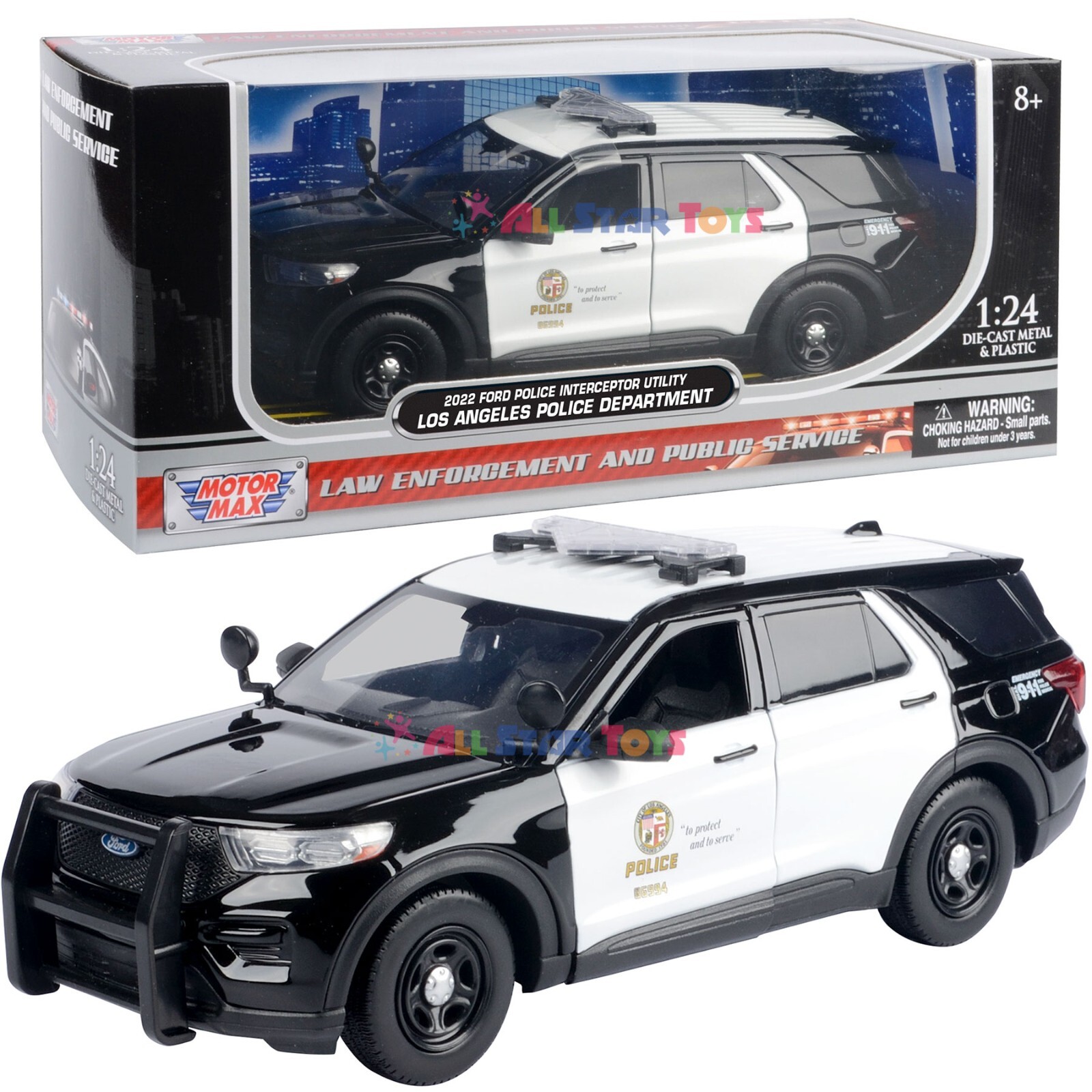 2022 Ford Police Utility 1/24 LAPD Los Angeles Police Department Motormax  76994 - Tony's Restaurant in Alton, IL