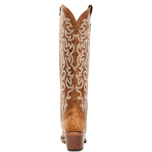 Pre-owned Liberty Black Ladies Embroidered Allie Mossil Tan Western Boots Lb-712988g In Brown