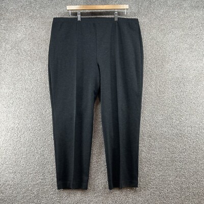 Ellen Tracy Women's Size XL Gray Pull On Casual Pixie Dress Pants