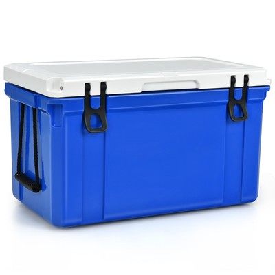 Topbuy 58Quarts Portable Cooler Camping Ice Chest with Stainless Handles for
