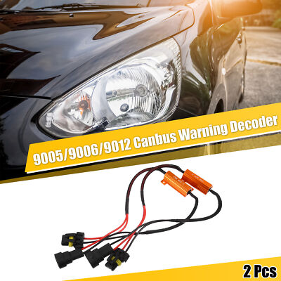 2pcs 9005/9006/9012 LED Car Headlight Canbus Decoder Error Warning Resistors