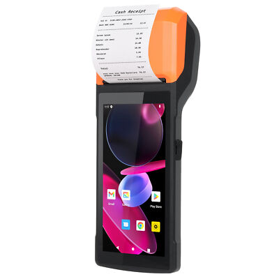Handheld Android 13.0 POS Receipt Printer PDA Terminal Support 1D Barcode Q7Z7