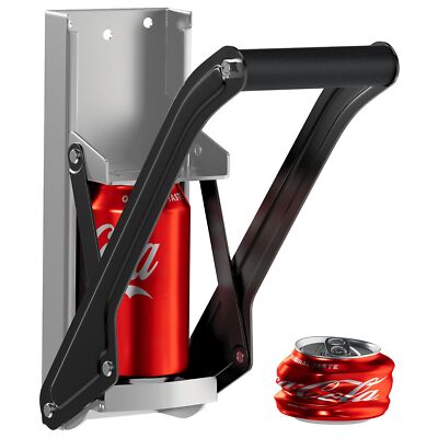 Can Crushers for Recycling - 16 oz Heavy Duty Aluminum Can Crusher Wall Mount...