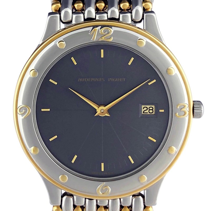 Audemars Piguet Meridian 18k YG/ SS /  grey dial