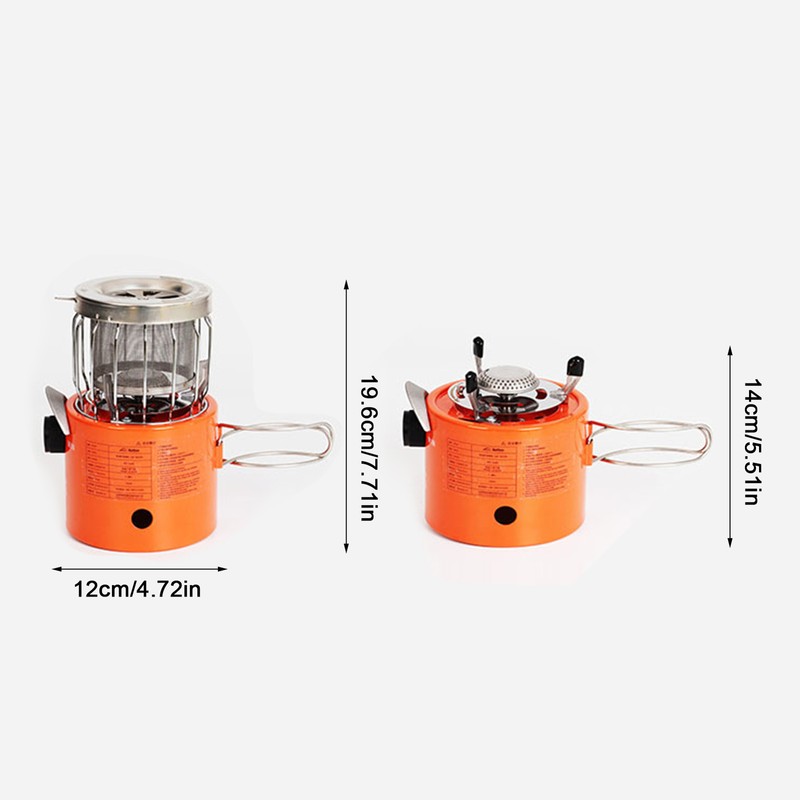 2 In 1 Propane Heater Stove Portable Outdoor Camp Tent Heater For Garage Marine