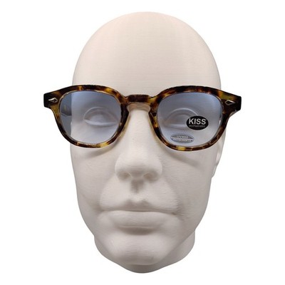 KISS Occhiali Retro Tortoise Shell Blue Tint Sunglasses LS1816G UV400 Unisex