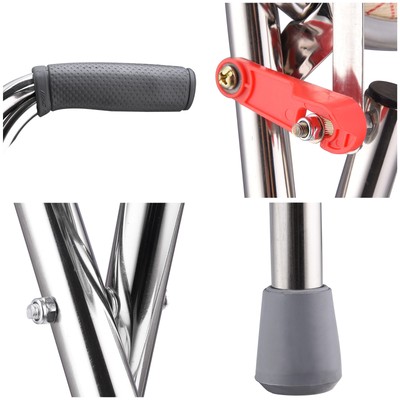 Yescom Medical Folding Walking Stick with Seat Portable Travel Cane Hiking Chair