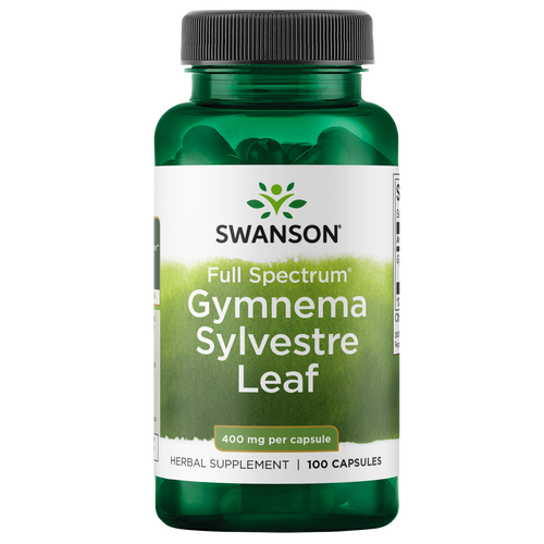 Swanson Herbal Supplements Full Spectrum Gymnema Sylvestre Leaf 400 мг Капсула...