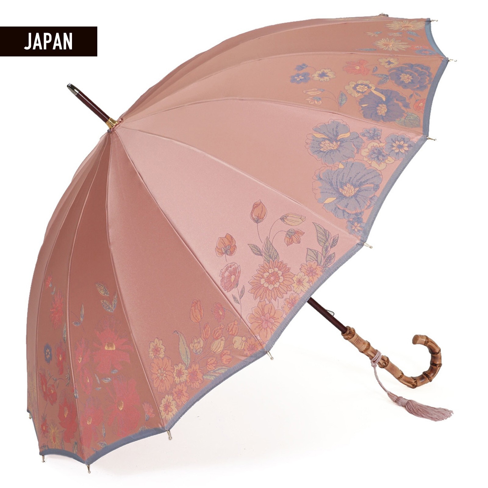 MAEHARA KOEI SHOTEN Florist Carbon Long Umbrella for Rain