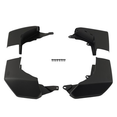 4PCS Flaps Mud Guards Mudguard Splash for Land Rover Discovery 4 2009-2016 Black