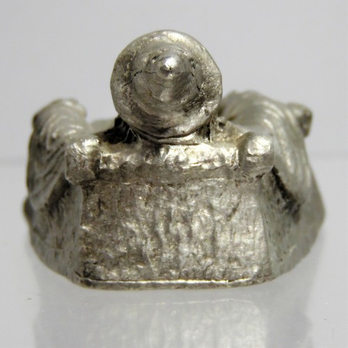 Gallo Pewter Sleeping Wizard Magician in Reclining Chair Fantasy Magic