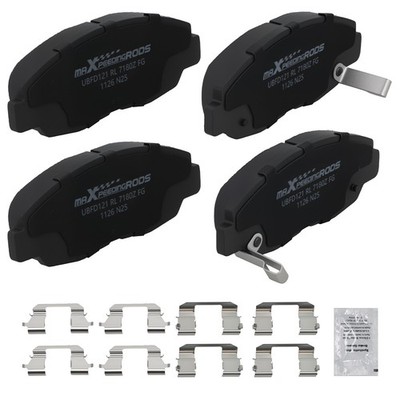 Front Left&Right Brake Pads Set for Honda Civic/Insight 1.3-1.8L 2006-2014