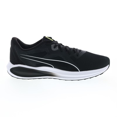 

Puma Twitch Runner 37628901 Мужские черные парусиновые кроссовки на шнуровке, Черный, Puma Twitch Runner
