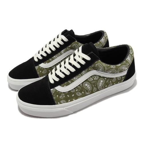 

Черная замшевая мужская повседневная обувь Vans Old Skool Paisley Lifestyle VN0A5JMIBKO, Черный, Old Skool
