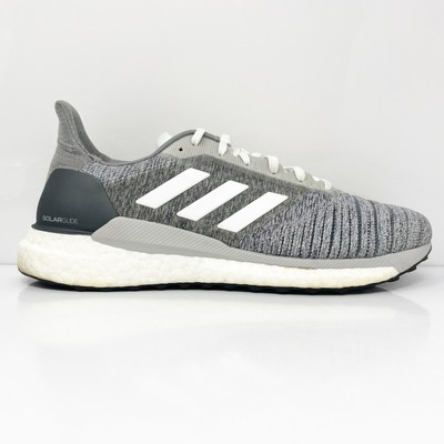 

Adidas Womens Solar Glide F34988 Серые кроссовки для бега Размер 9,5, Серый, Solar Glide