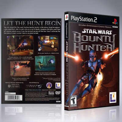 PS2 - NO GAME - Star Wars Bounty Hunter