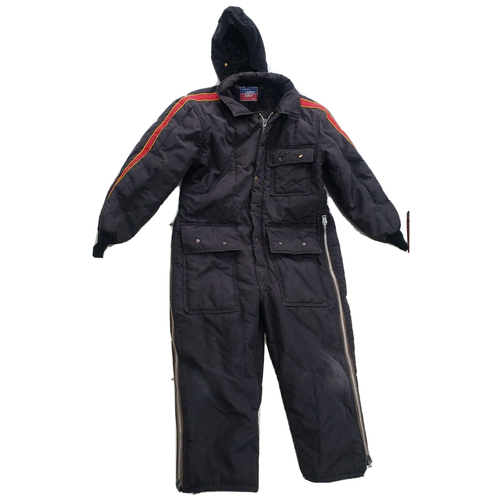 Vintage Snowmobile Ski Suit Insulated Coveralls Mens Size Large Winter Snow