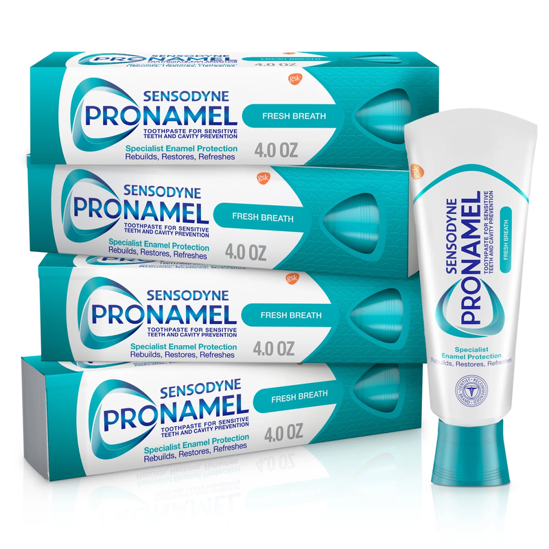 Fresh Wave Enamel Toothpaste for Sensitive Teeth & Cavity Protection, 4 Oz (4 Pa
