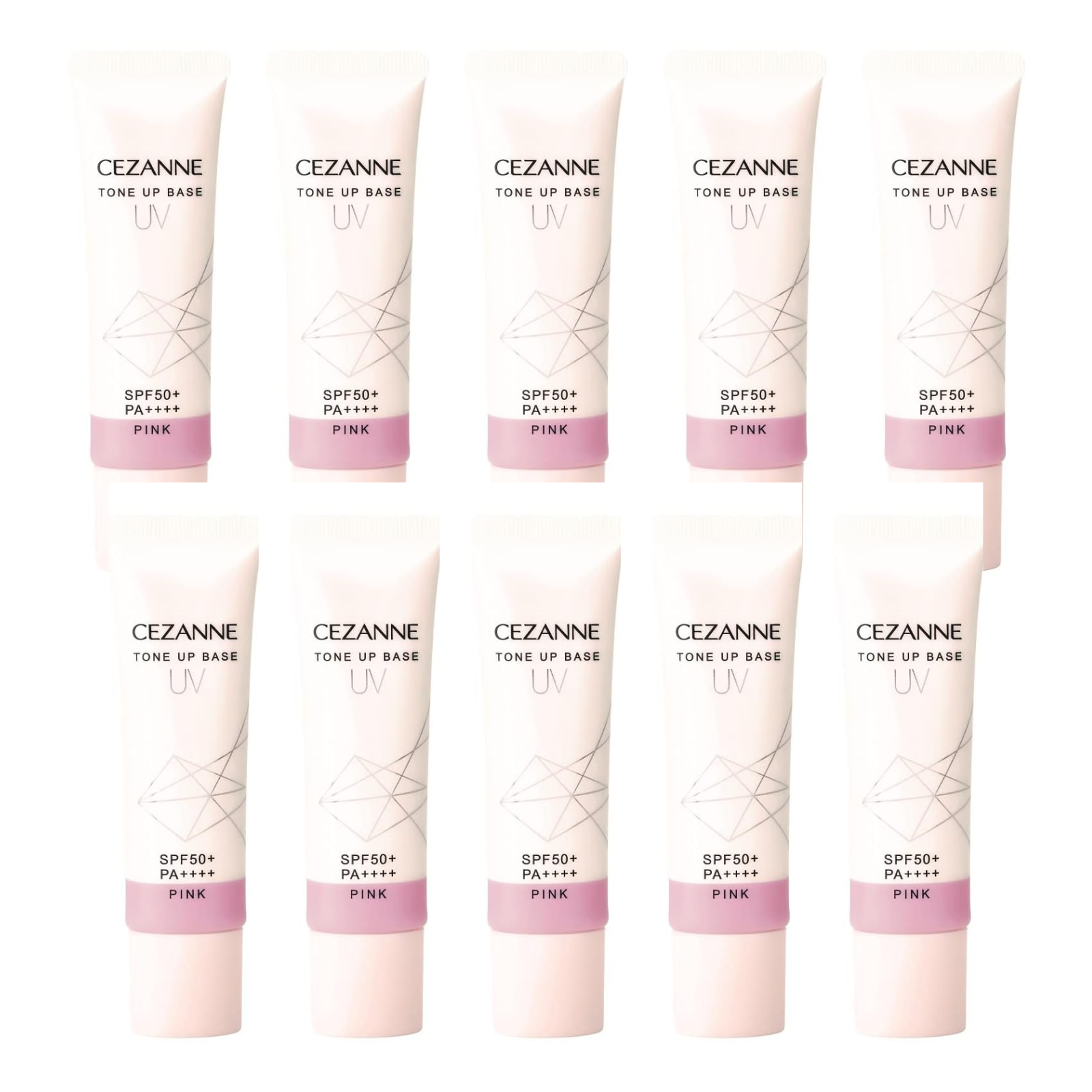 Cezanne UV Tone-up Base – 30 G, Farbe Pink, Als Make-up-Base Mit UV-Schutz Und Aufhellendem Effekt