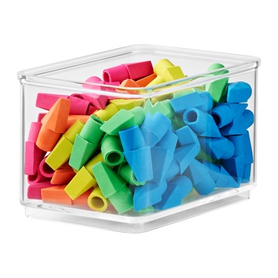  Small Clear Storage Bin Insert, Cabinet Organizer