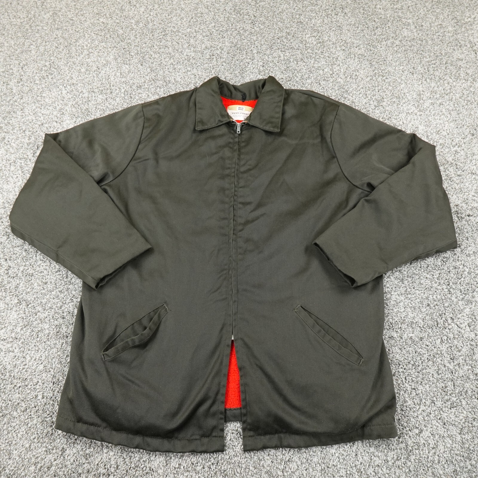 VTG Big Mac Jacket Mens XL Gray Lined Mechanic Work Penn VTG Big Mac Jacket Mens XL Gray Lined Mechanic Work Penn