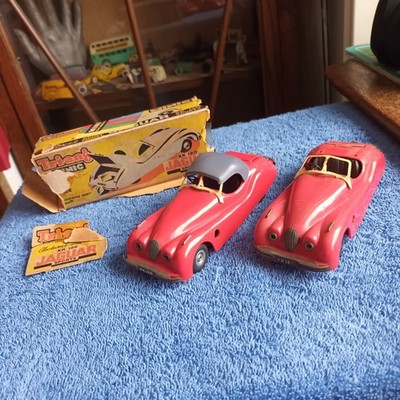 TRIANG MINIC CLOCKWORK JAGUAR XK 120 SPORT 1 MISSING TOP NOT TESTED RARE ITEMS