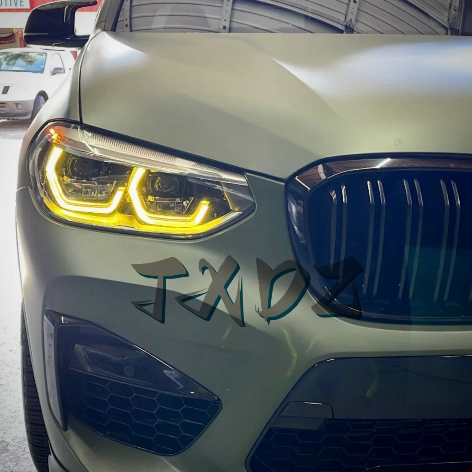 19-21 BMW X3 G01 X4 G02 Full LED Headlight Yellow DRL Angel 19-21 BMW X3 G01 X4 G02 Full LED Headlight Yellow DRL Angel