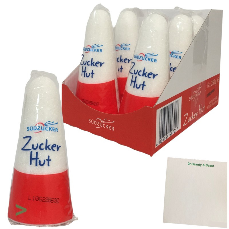 SÃ¼Dzucker Zuckerhut Vpe (6x250g) Plus Usy Block
