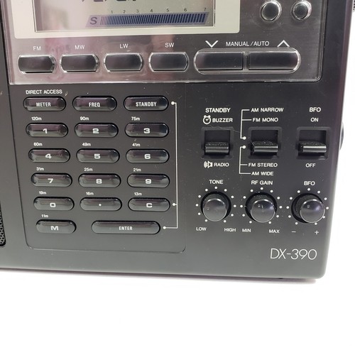 Radio Shack DX-390 FM/FM Stereo/LW/MW/Shortwave PLL Synthesized Radio Receiver