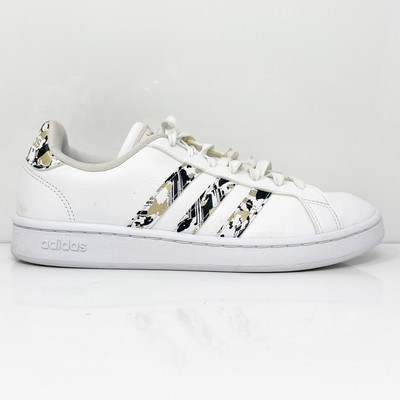 

Adidas Womens Grand Court FX7806 Белая повседневная обувь Кроссовки Размер 9, Белый, Grand Court