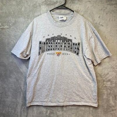 Lee Sport Pittsburgh Pirates PNC Park Built Graphic T-Shirt Gray Mens Size L