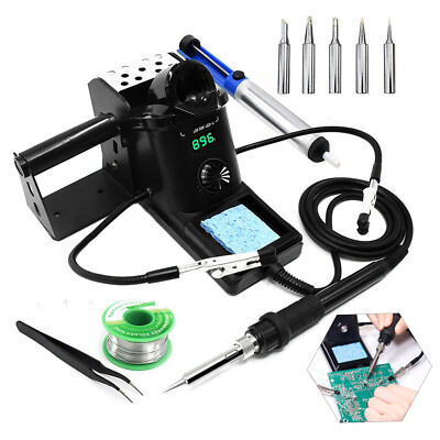 YIHUA 926LED-III SMD Rework Soldering Iron Station Kit 60W Digital LED Display 