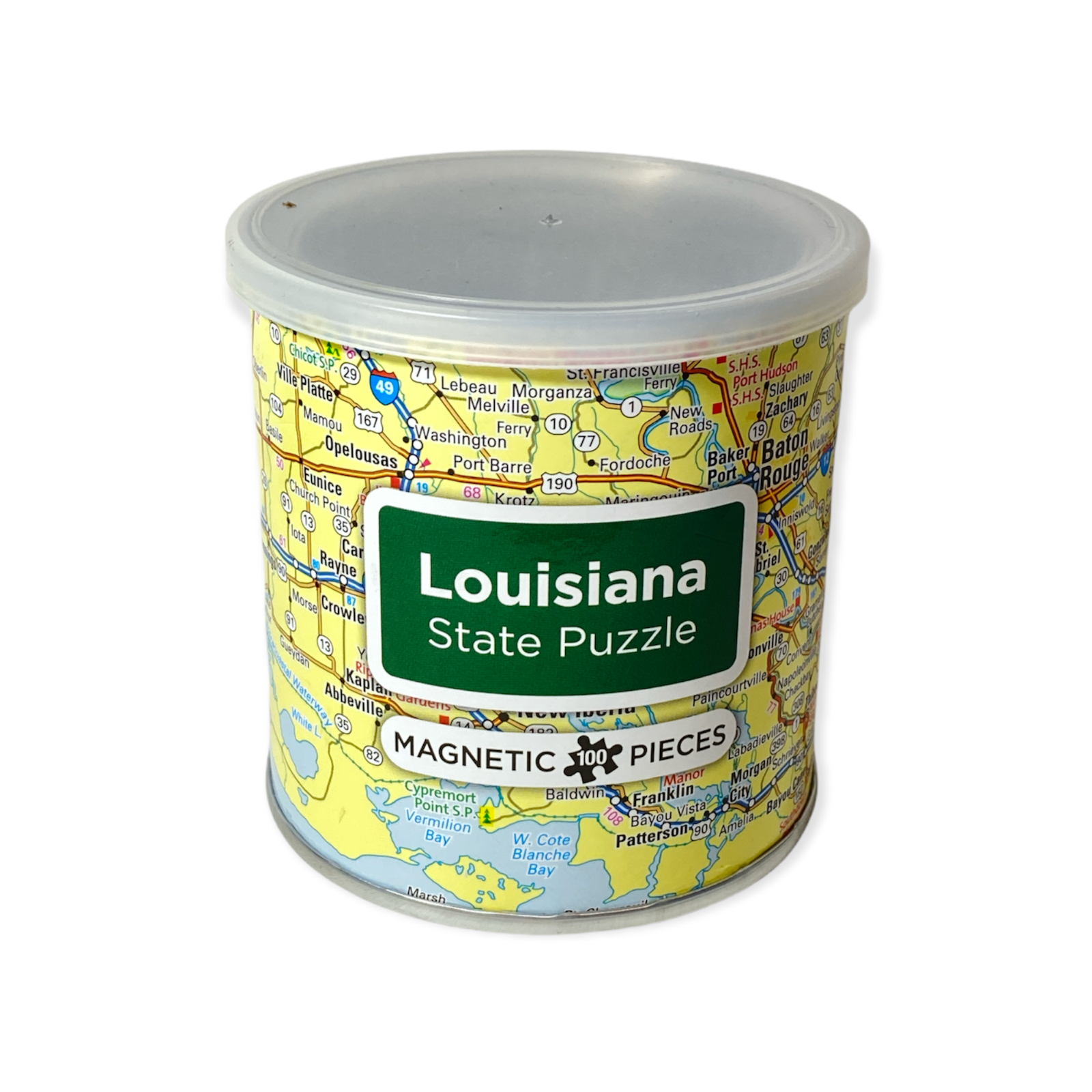 Geotoys Louisiana state jigsaw puzzle 100 Piece magnetic 13
