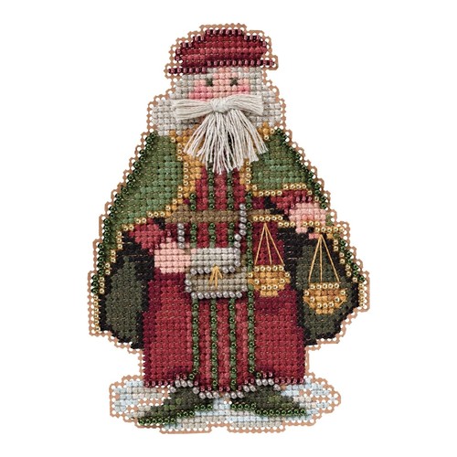 Venice Santa Cross Stitch Kit Mill Hill 2016 Renaissance Santas MH201631