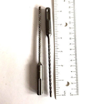 TWO (2) BOSCH  # HC2001  5/32'' X 6''  SDS-PLUS CARBIDE ROTARY HAMMER DRILL BITS